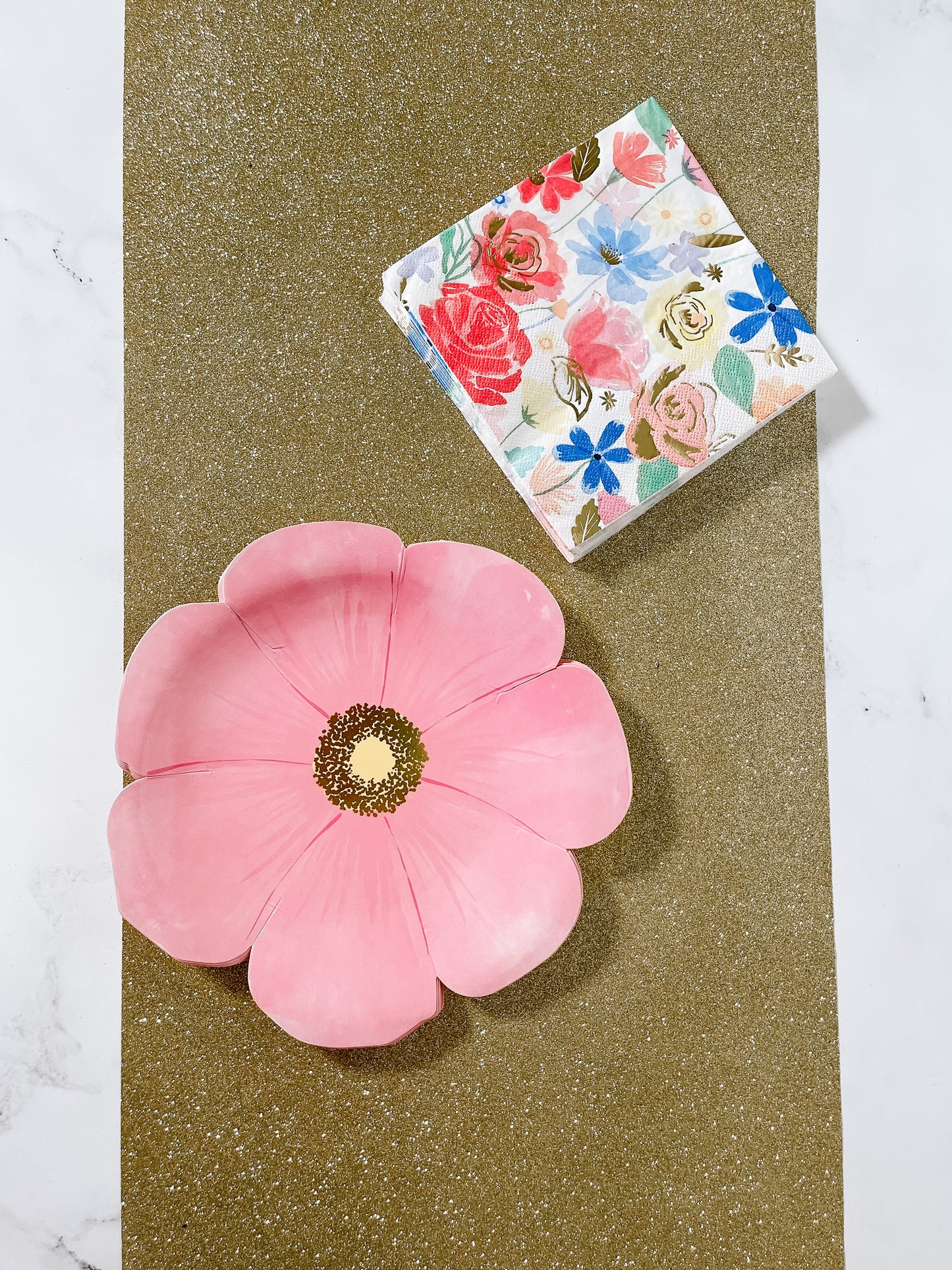 Floral Plates & Napkins