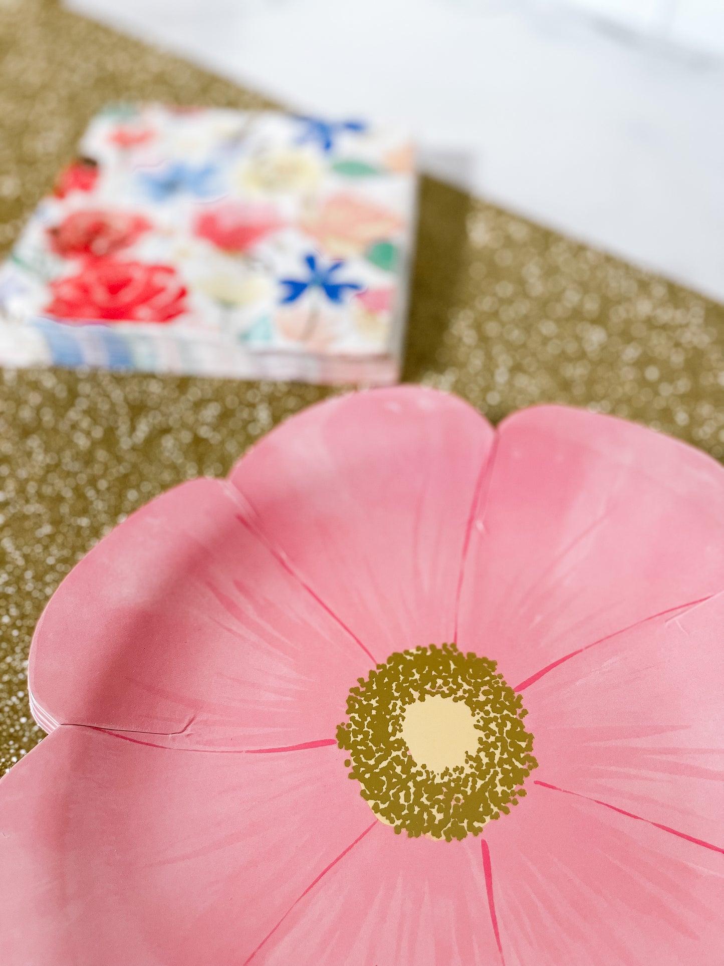 Floral Plates & Napkins