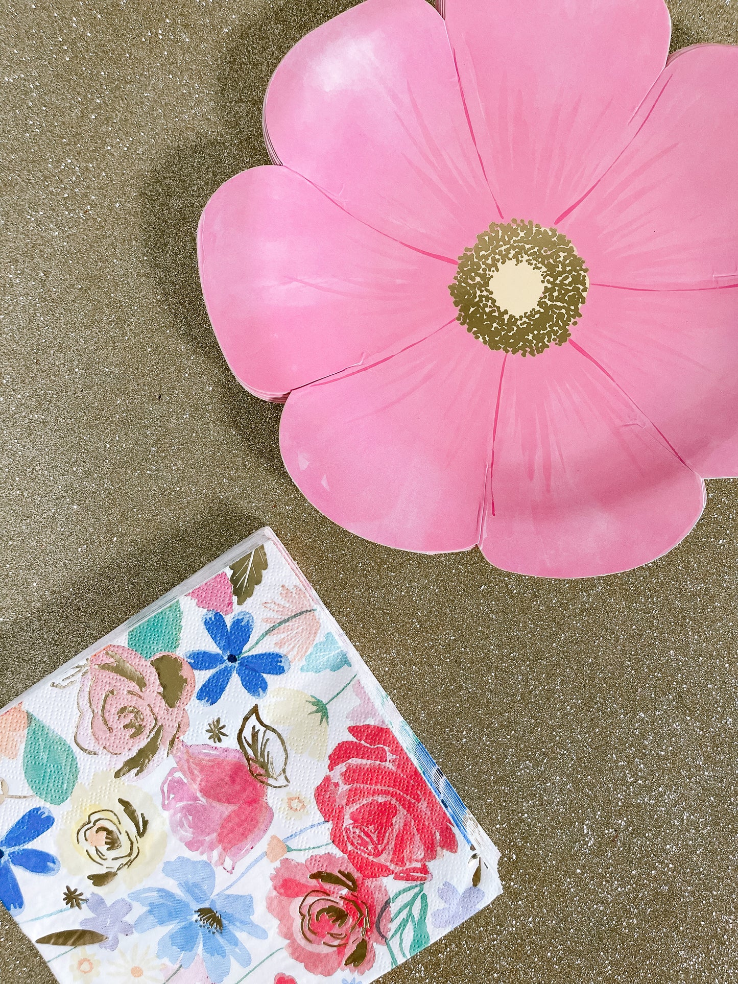 Floral Plates & Napkins