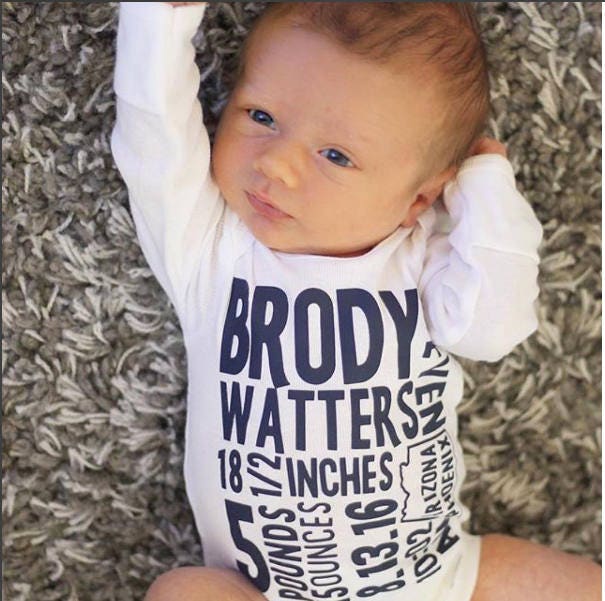 Newborn Stats Infant Bodysuit