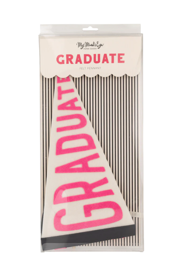 Pink Graduate Flag