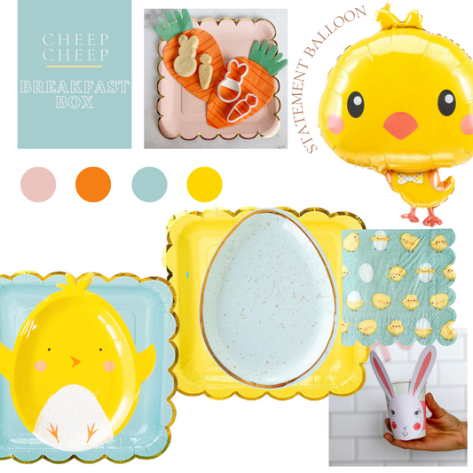 Cheep Cheep Breakfast Box | Easter Party Box | Easter Bunny Themed Party
