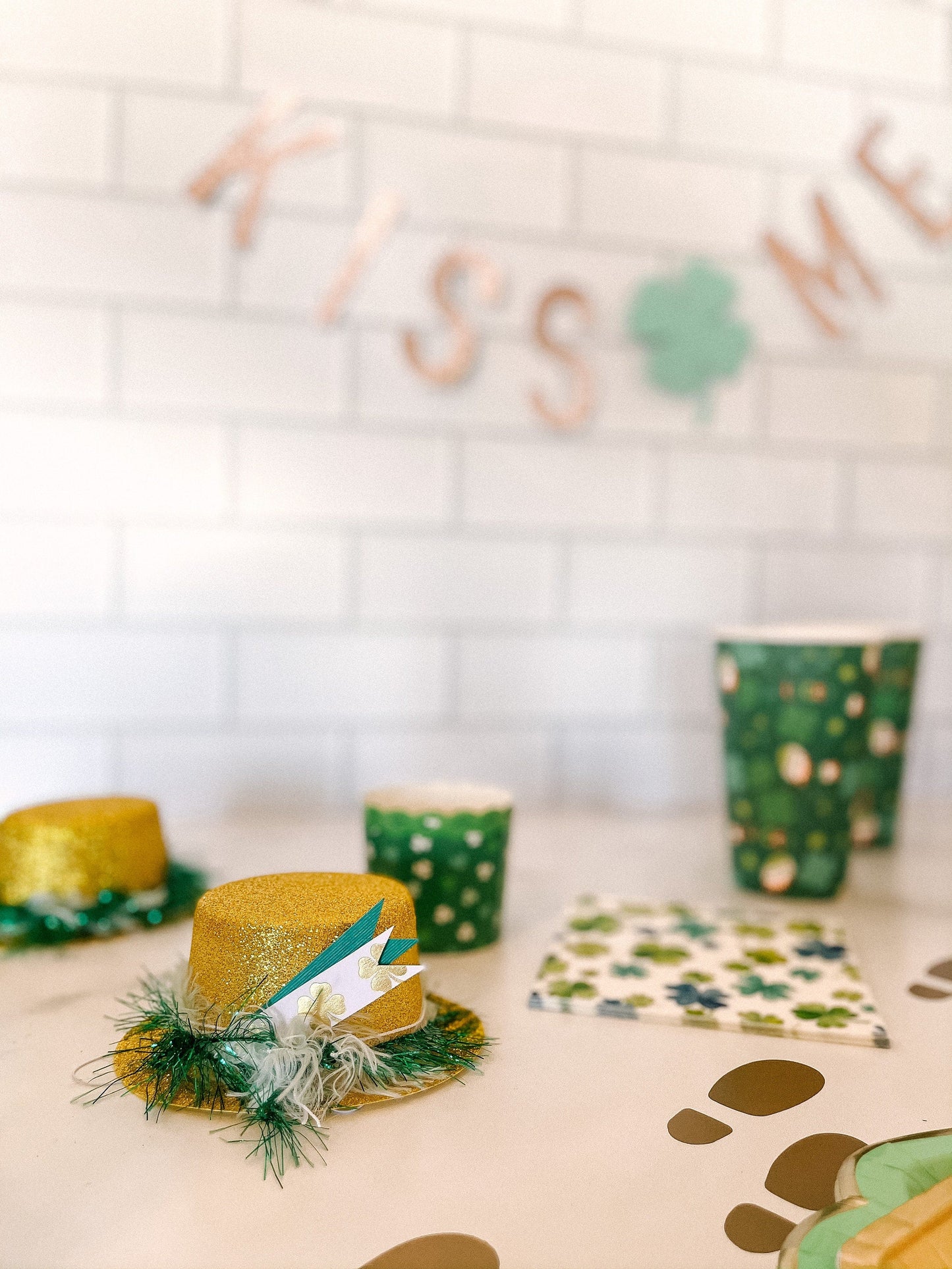KISS ME Breakfast Box | St Patrick's Day Party Box | Shamrock Themed Party